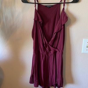 Maroon romper
